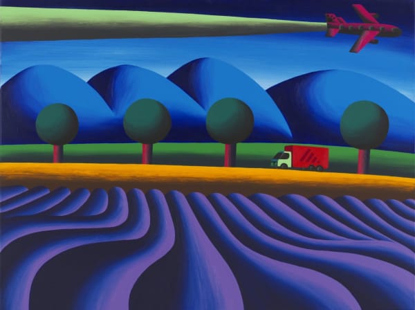 Oleg Khvostov, PROVENCAL LANDSCAPE №3 • ПРОВАНСКИЙ ПЕЙЗАЖ №3, 2014