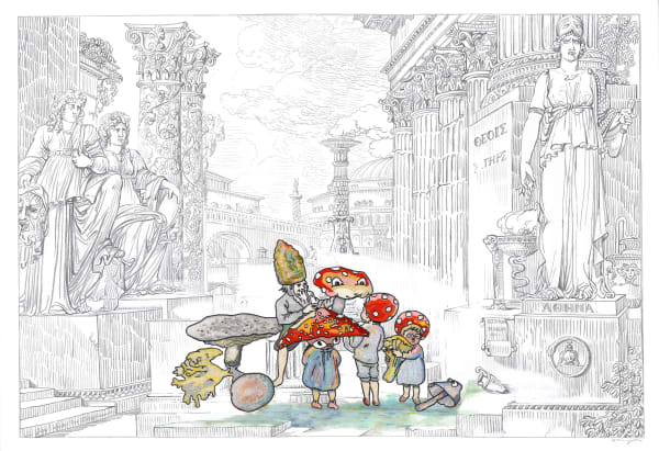 Vladimir Grig, FAMILY-MUSHROOM, 2019