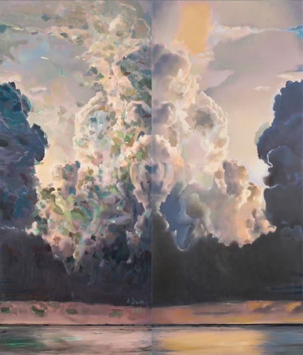 Dmitry Shorin and Andrey Dvin, CUMULUS NIBIBUS (diptych), 2023