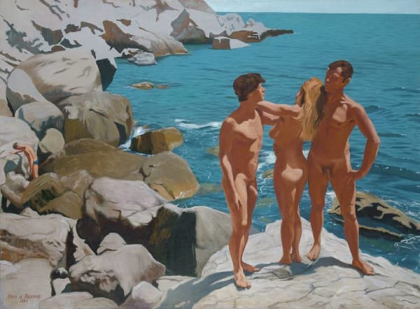 Oleg Maslov, MENELAUS, ELENA AND PARIS • МЕНЕЛАЙ, ЕЛЕНА И ПАРИС , 1993