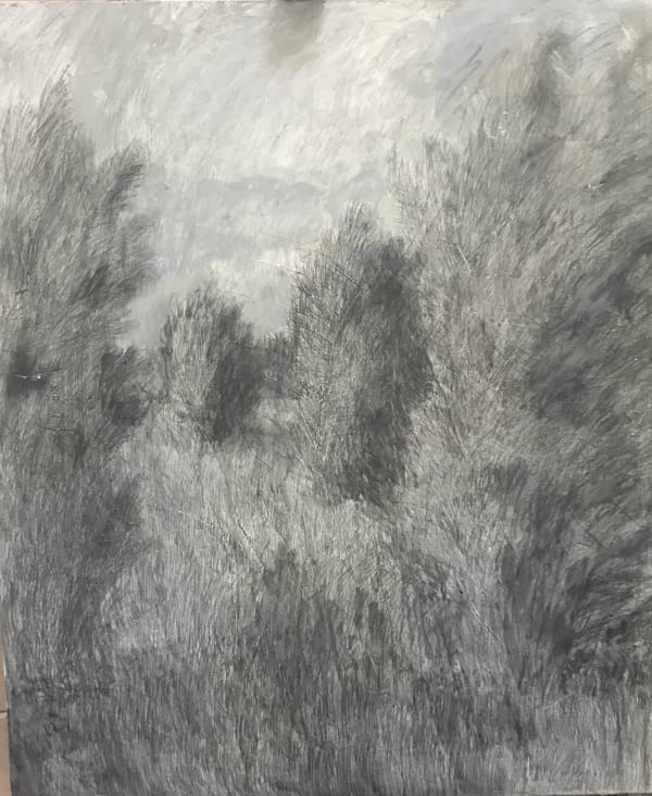 Katya Rozhkova LANDSCAPE 3 • ПЕЙЗАЖ 3, 2019 Canvas, acrylic, pencil Холст, акрил, карандаш 120 x 100 cm 47 1/4 x 39 3/8 in