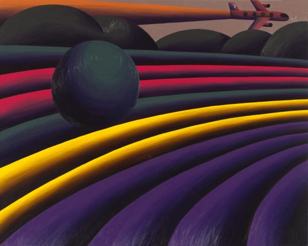 Oleg Khvostov, OLIVE WITH RASPBERRY FIELD • ПРОВАНСКИЙ С МАЛИНОВЫМ ПОЛЕМ, 2014