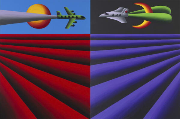 Oleg Khvostov, DAY AND NIGHT (DIPTYCH) • ДЕНЬ И НОЧЬ (ДИПТИХ), 2016