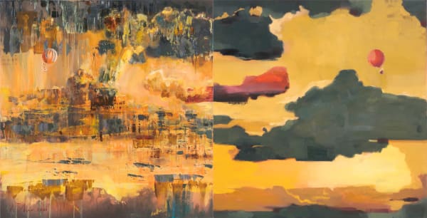 Dmitry Shorin and Andrey Dvin, LEVARE (diptych), 2023