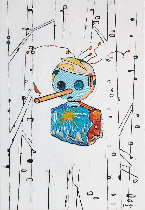In the birches • В берёзах