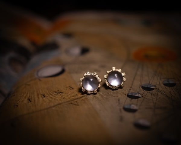 Rock Crystal Earrings, 2024