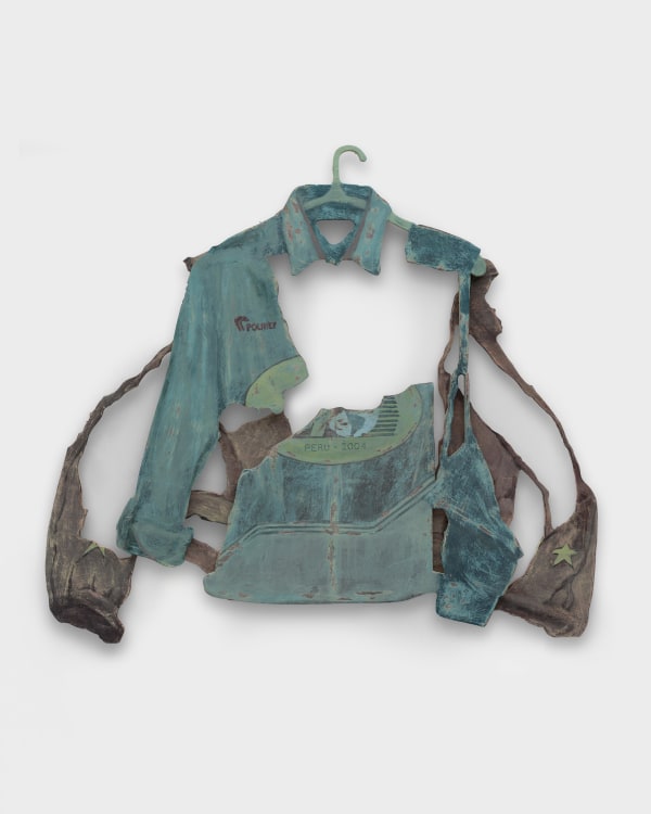 Arturo Kameya Elías Aguirre, 2025 Acrylic and clay powder on wood 87 x 97 cm | 34 1/4 x 38 1/4 in