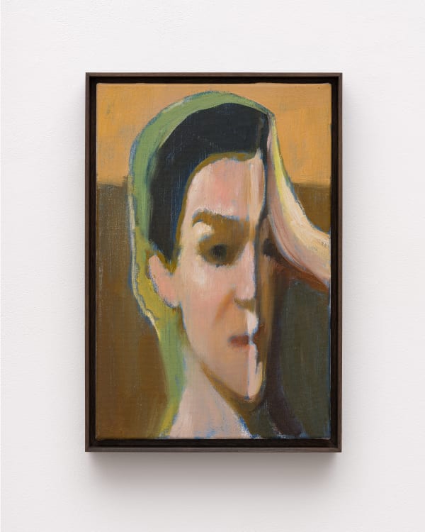 Jonathan Wateridge Head Study, 2024 Oil on canvas 45 x 30 cm | 17 3/4 x 11 3/4 in