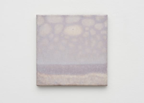 Anders Davidsen blå dag, 2024 Oil on linen 25 x 25 cm | 9 7/8 x 9 7/8 in