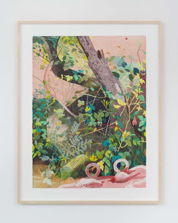 Anthony Cudahy, Loop under red sun, 2023