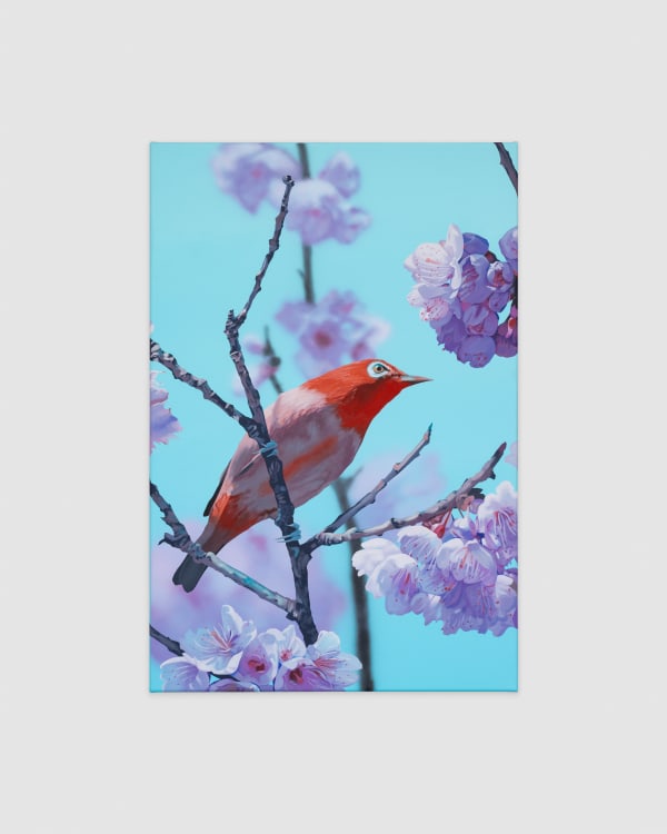 Alex Dordoy The Flowers and the Hours (Alert), 2024 Acrylic on canvas 75 x 50 cm | 29 1/2 x 19 3/4 in