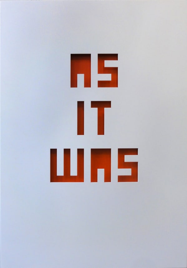 Jonathan Marshall, As It Was, 2014