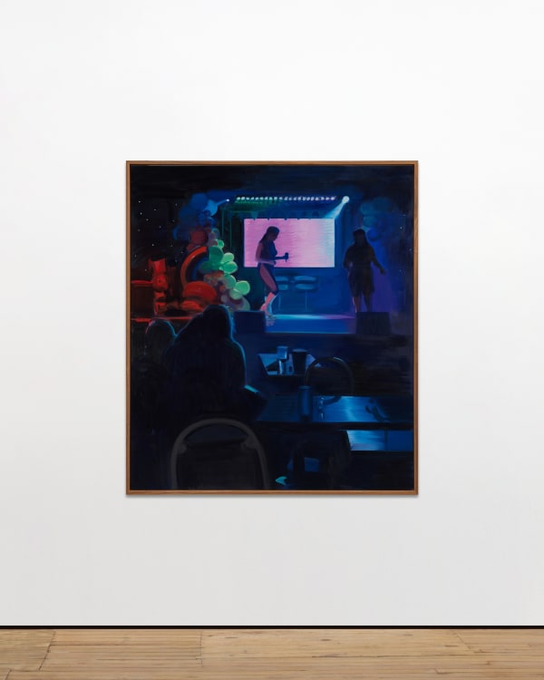 Caroline Walker Abba Tribute Trouper Show, 2025 Oil on linen, framed 158.8 x 138.8 cm | 62 1/2 x 54 5/8 in