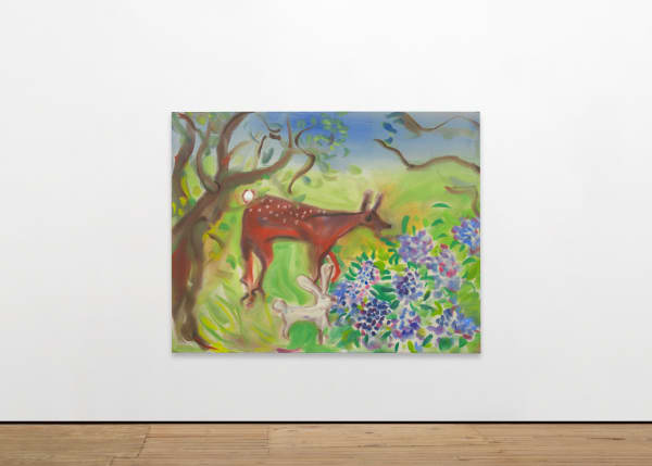 Sophie von Hellermann Things in nature merely grow, 2025 Raw pigment on canvas 180 x 230 cm | 70 7/8 x 90 1/2 in