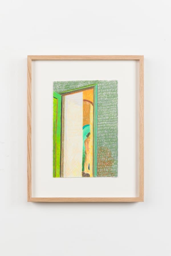 Anthony Cudahy Entryway, 2022 Color pencil on paper, framed 33.5 x 26.6 x 2.9 cm | 13 1/4 x 10 1/2 x 1 1/8 in