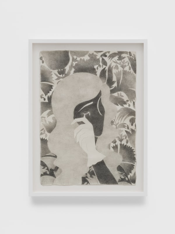 Larysa Myers Crying Girl, 2025 Graphite on Japanese paper, framed 43.2 x 30.5 cm | 17 x 12 in