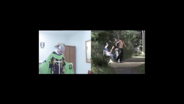 Nashashibi/Skaer, Pygmalion Event (video still), 2008