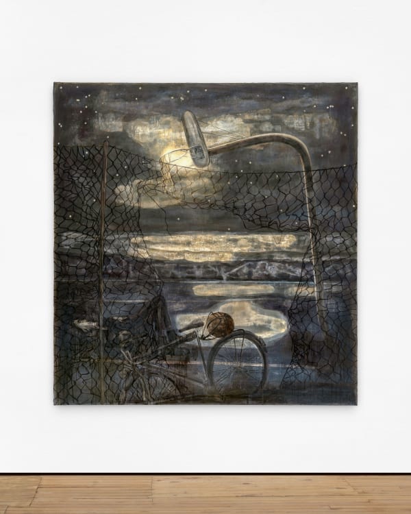 Matthias Franz hoop dreams, 2024 Oil on canvas 180 x 170 cm | 70 7/8 x 66 7/8 in