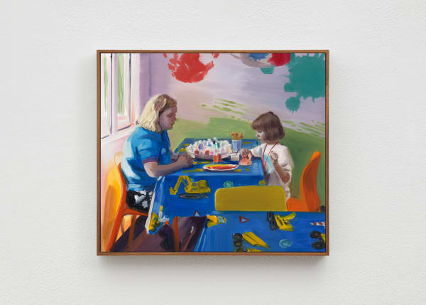 Caroline Walker Pottery Painting, 2024 Oil on board, framed 45.8 x 51.8 cm | 18 x 20 3/8 in