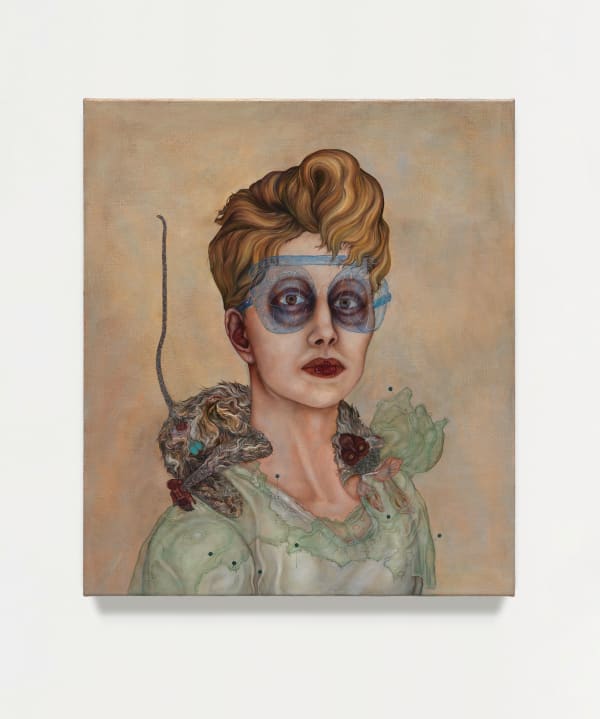 Anj Smith Letters of the Unconscious, 2015 Oil on linen 51 x 44.1 cm | 20 1/8 x 17 3/8 in Courtesy Collection de Bruin-Heijn