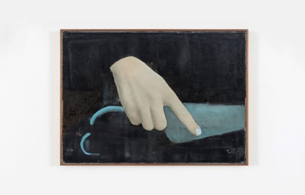 Ciarán Murphy, Press (blue fingernails), 2021