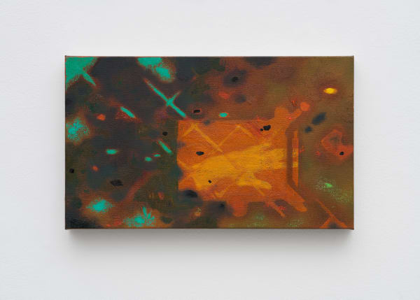 Hettie Inniss Is That You?, 2025 Oil, oil stick, pigment and modelling paste on linen 30 x 50 cm | 11 3/4 x 19 3/4 in