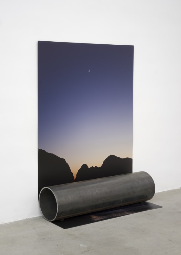 Letha Wilson, Headlands Beach Steel Pipe Bend, 2018