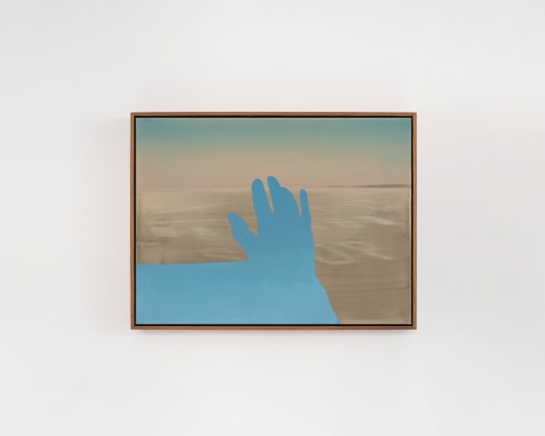 Ciarán Murphy bye then, 2023 Oil on linen, framed 31.9 x 41.9 cm | 12 1/2 x 16 1/2 in