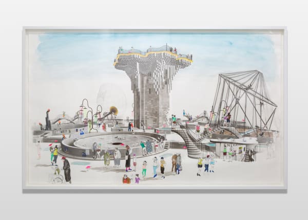 Charles Avery, Untitled (Inner Circle, Onomatopoeia Zoo), 2016