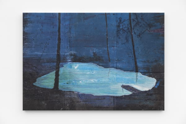 Michael Raedecker, demo (site-landscape), 2019