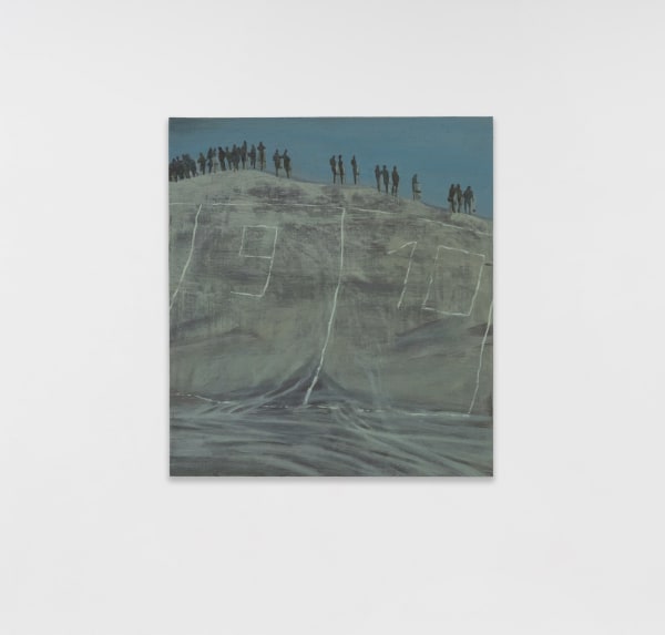 Arturo Kameya Gallinazos, 2024 Acrylic and clay powder on wood 50 x 45 x 1.2 cm | 19 3/4 x 17 3/4 x 1/2 in