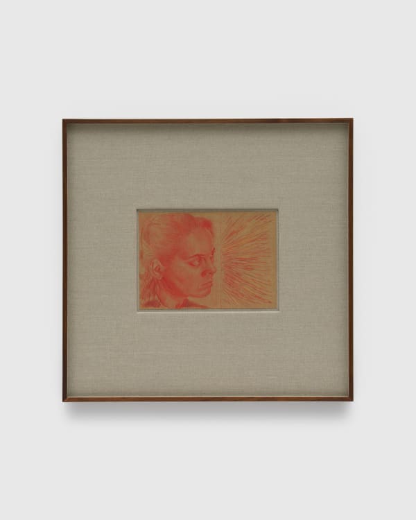 Rafał Topolewski Untitled (Mariana), 2025 Coloured pencil on paper mounted on linen, framed 61 x 62.5 cm | 24 x 24 5/8 in