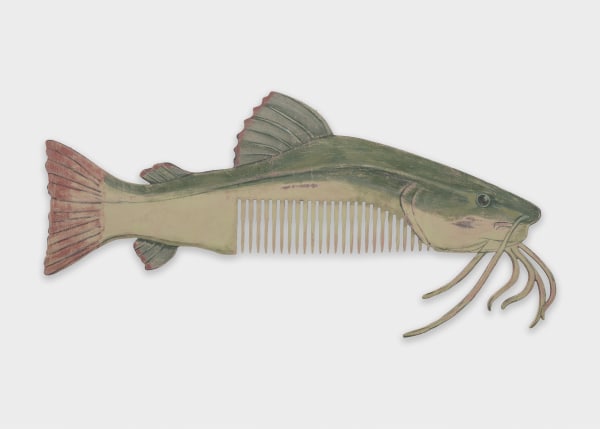 Arturo Kameya Bagre, 2025 Acrylic and clay powder on wood 57 x 120 cm | 22 1/2 x 47 1/4 in