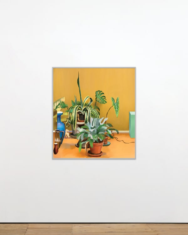 Matthias Weischer Wintergarten 2, 2024 iPad Drawing, C-Print in grey frame 122 x 111 cm | 48 x 43 3/4 in Edition of 5