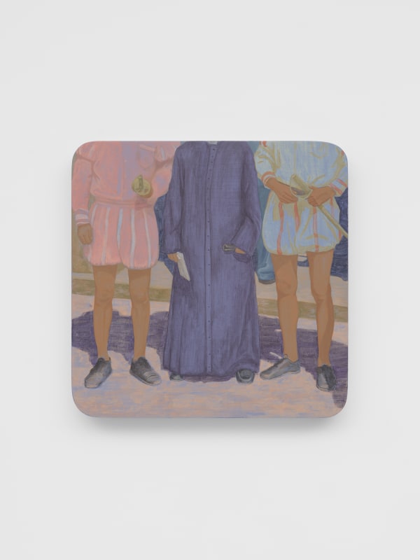 Claudia Martínez Garay Cierren los ojos y recen, 2025 Acrylic on wood panel 33 x 33 cm | 13 x 13 in