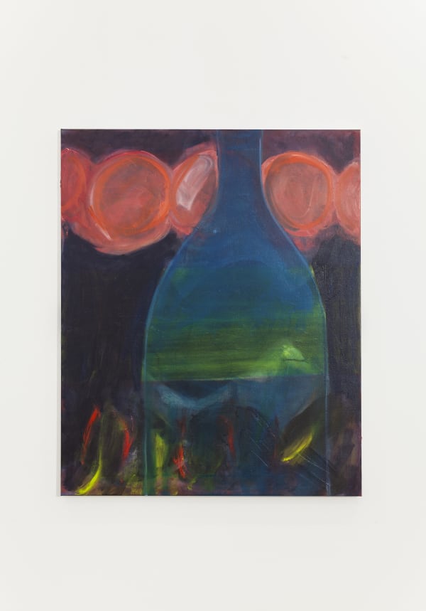 Rosalind Nashashibi Untitled (Bottle), 2019 Oil on canvas 110 x 90.5 cm | 43 1/4 x 35 5/8 in