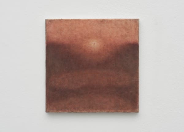 Anders Davidsen fjorden in august, 2024 Oil on linen 25 x 25 cm | 9 7/8 x 9 7/8 in