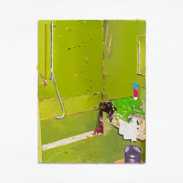 Matthias Weischer Tube, 2022 Oil on canvas 68 x 51 cm | 26 3/4 x 20 1/8 in