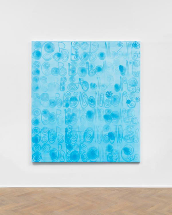 Brook Hsu Screaming Seven Times, 2024 Ink on canvas 200 x 180 cm | 78 3/4 x 70 7/8 in