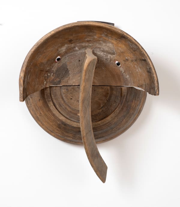 Dhruva Mistry b. 1957Unmasked - 16, 1995 Signed, dated and titled 'UNMASKED - 16' / 1995 DHRUVA MISTRY' underneath Wooden bowl and beads 26 x 26 x 19.5 cm 10 ¼ x 10 ¼ x 7 ¾ in.