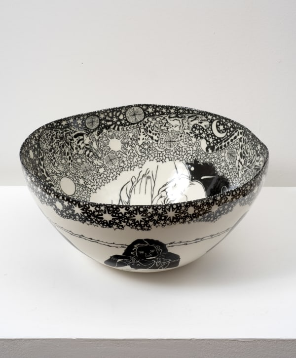 Faiza Butt b. 1973Untitled, 2017 Ceramic bowl 32 cm 12 5/8 in (diameter)