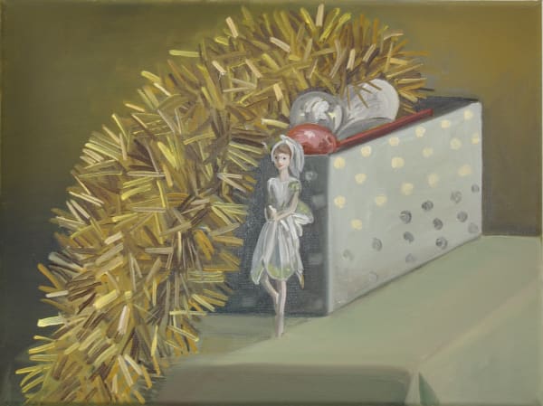 Shibu Natesan b. 1966Decoration Objects, 2015 Oil on canvas 30 x 40 cm 11 3/4 x 15 3/4 in