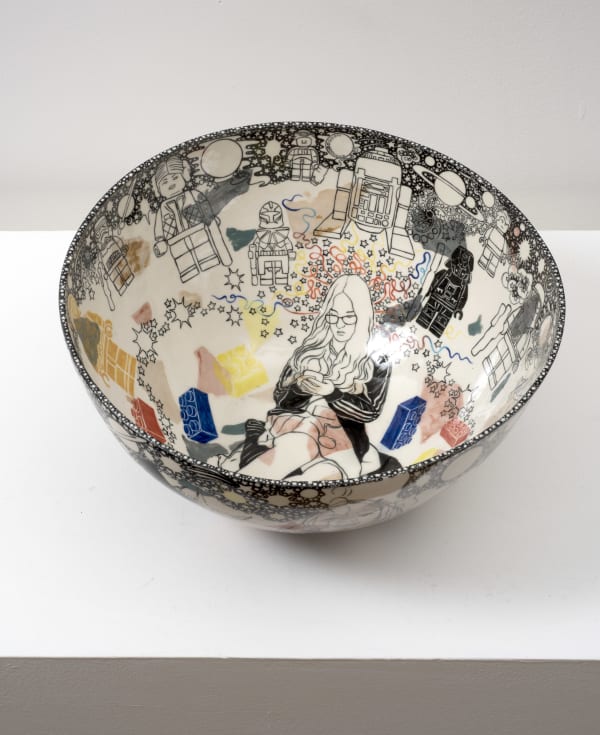 Faiza Butt b. 1973Untitled, 2017 Ceramic bowl 32 cm 12 5/8 in (diameter)