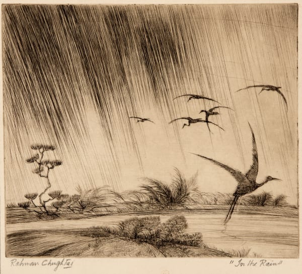 Abdur Rahman Chughtai, In the Rain