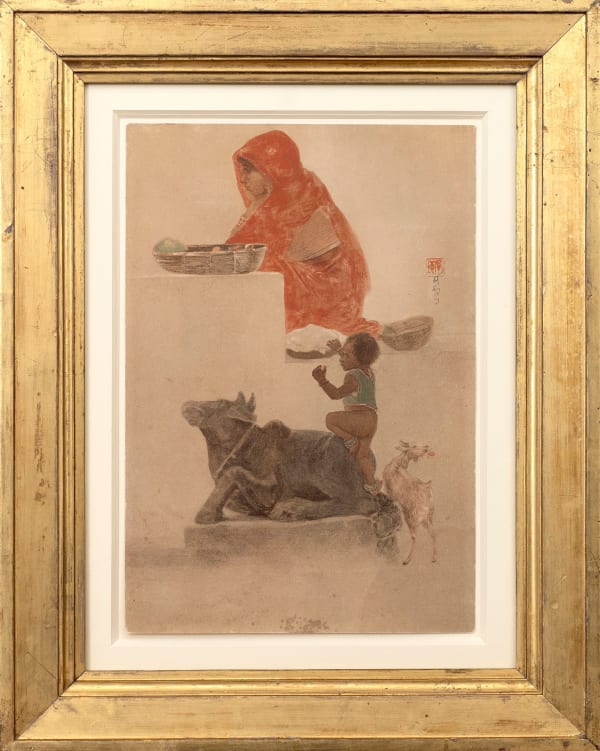 Abanindranath Tagore, Mother and Child, circa 1912