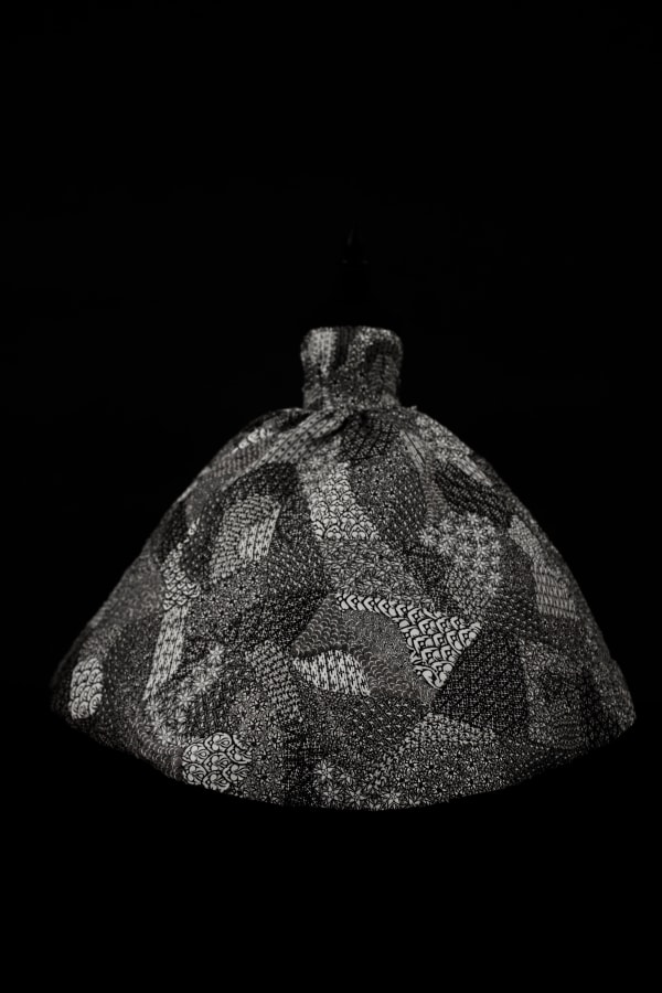 Bushra Waqas Khan b. 1986A Well-Loved Slice of Leftovers, 2021 Silk, Organza, Net and Boning height 39 cm height 15 3/8 in width variable