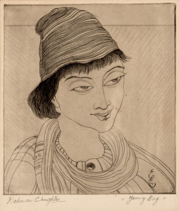 Abdur Rahman Chughtai, Young Boy