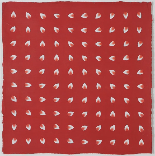 Olivia Fraser b. 1965Chakra-I, 2013 Stone pigments and Arabic gum on handmade Sanganer paper 63.5 x 63.5 cm 25 x 25 in