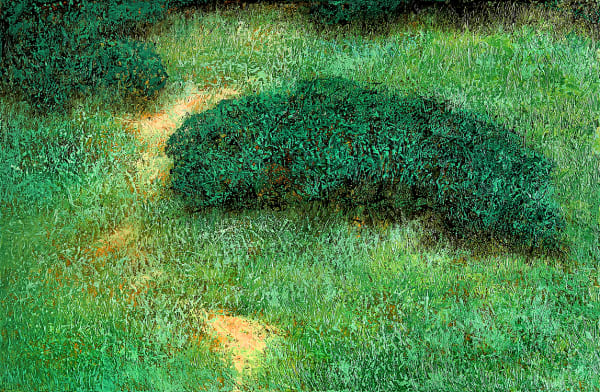 Paramjit Singh b. 1935Untitled, 2018 Oil on canvasSigned and dated 60.9 x 91.4 cm(24 x 36 in.)