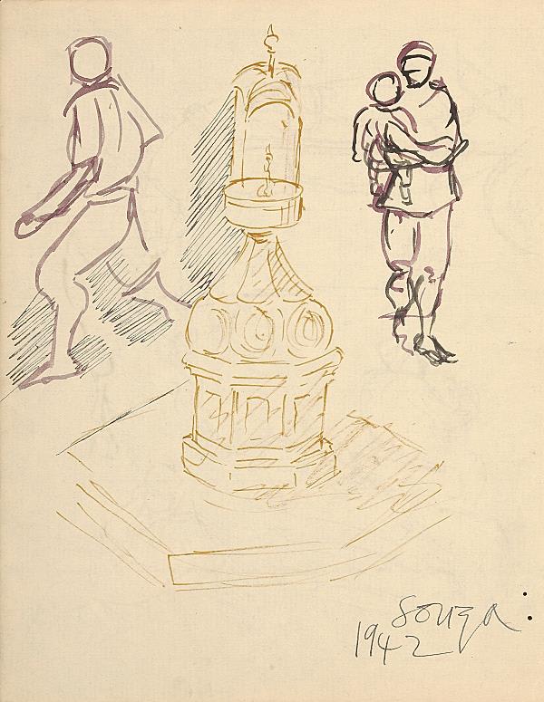 Francis Newton Souza, Untitled (Study), 1942